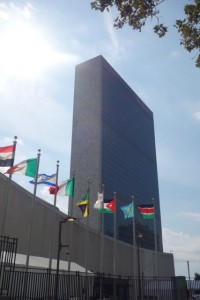The UN HQ